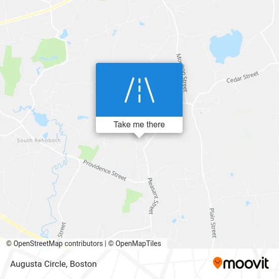 Augusta Circle map