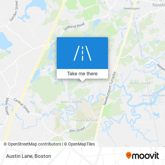 Mapa de Austin Lane