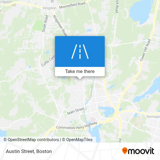 Austin Street map
