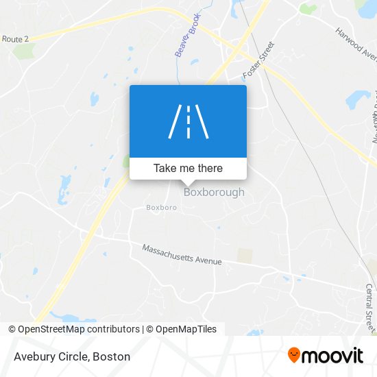 Avebury Circle map