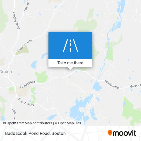 Mapa de Baddacook Pond Road