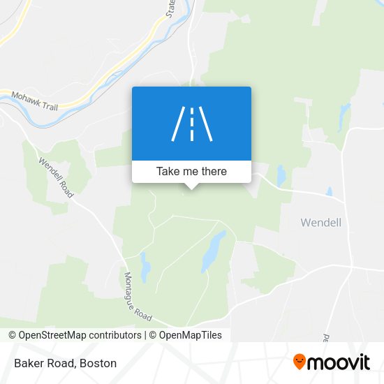 Mapa de Baker Road