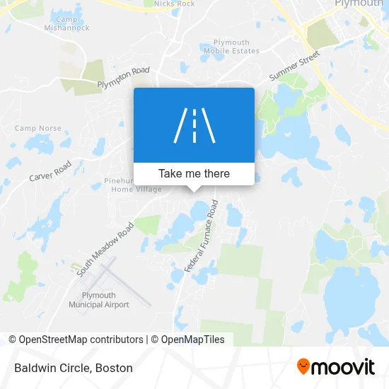 Baldwin Circle map