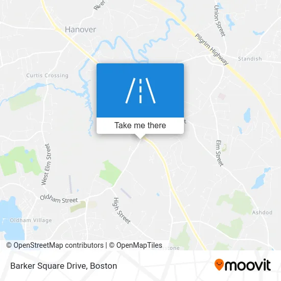 Barker Square Drive map