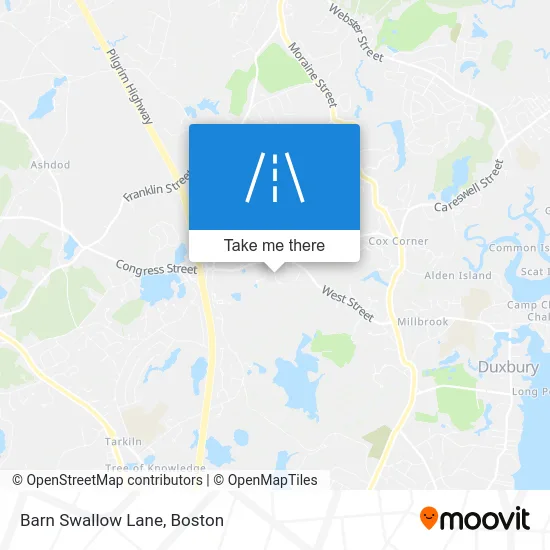 Barn Swallow Lane map