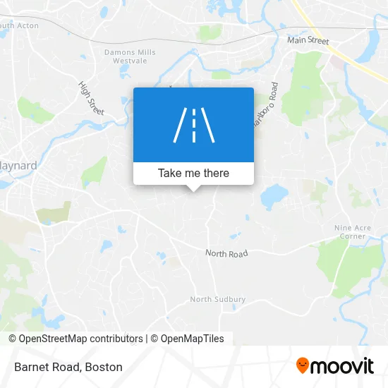 Barnet Road map