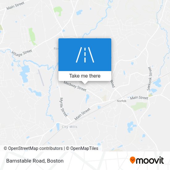 Mapa de Barnstable Road