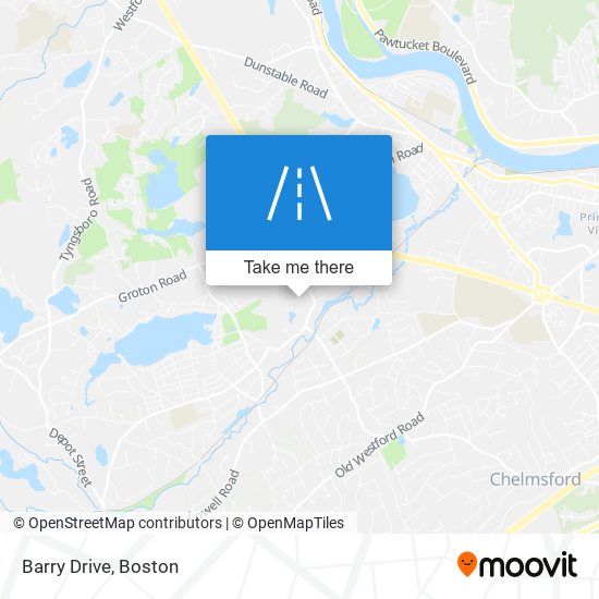 Barry Drive map