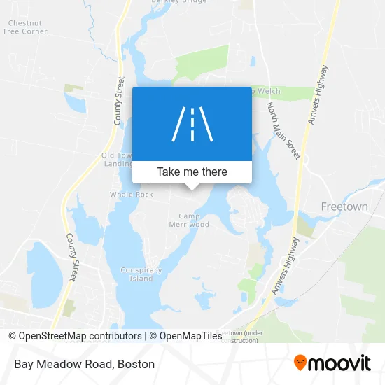 Bay Meadow Road map