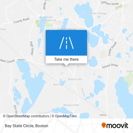 Bay State Circle map