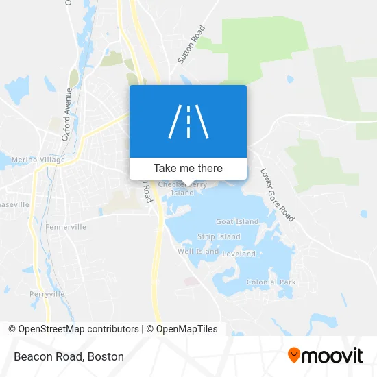 Beacon Road map