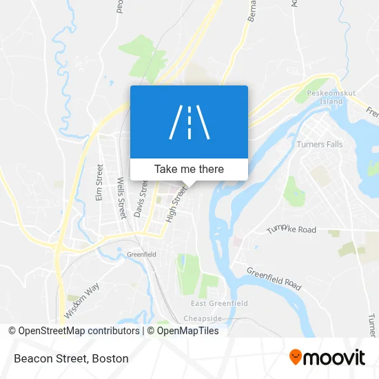 Beacon Street map