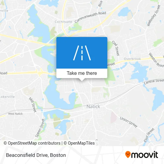 Beaconsfield Drive map