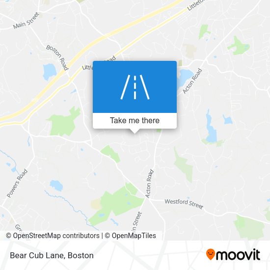 Mapa de Bear Cub Lane