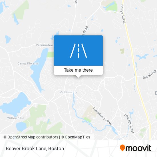 Beaver Brook Lane map