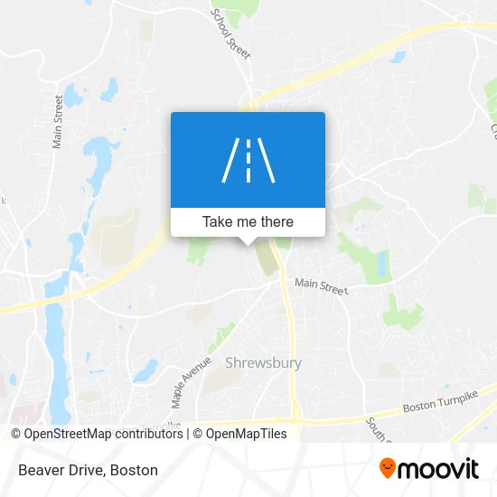 Beaver Drive map
