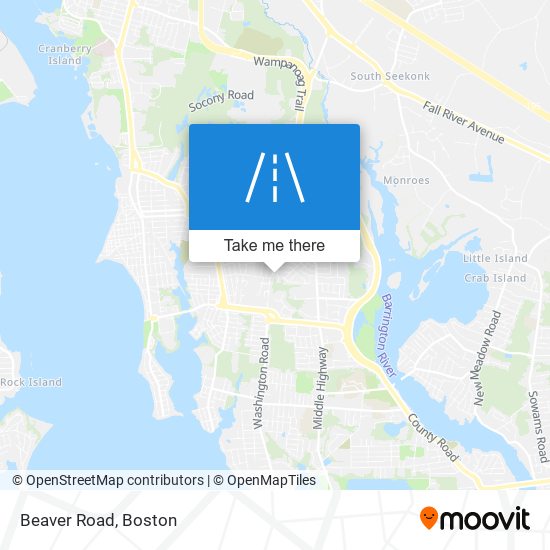 Mapa de Beaver Road