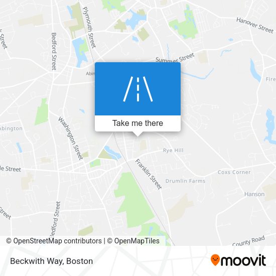 Mapa de Beckwith Way