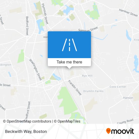 Beckwith Way map