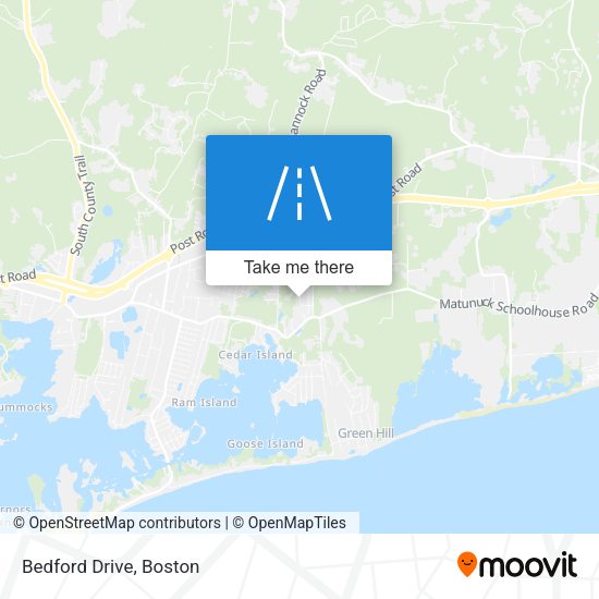 Mapa de Bedford Drive