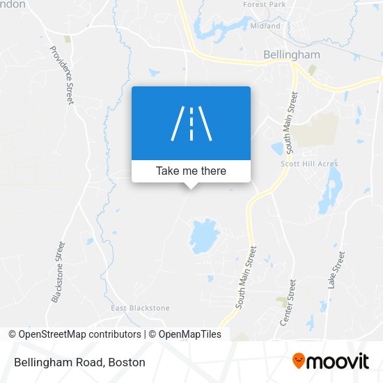 Mapa de Bellingham Road
