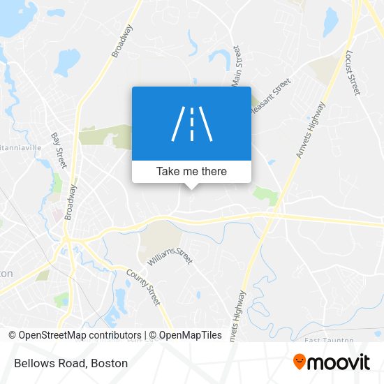 Mapa de Bellows Road