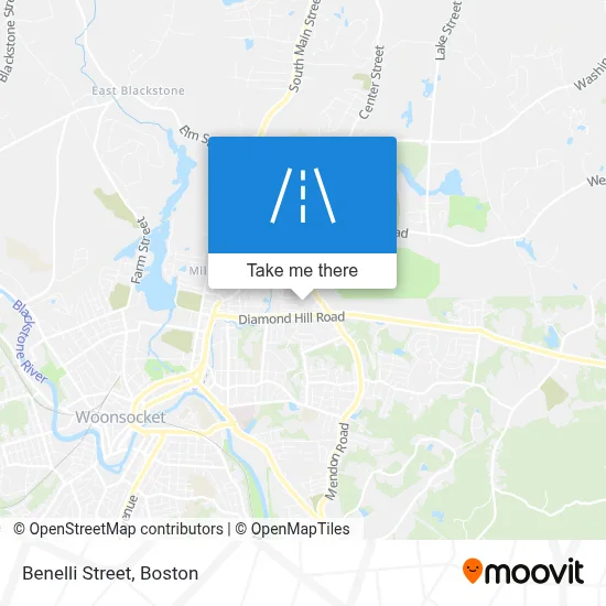 Benelli Street map