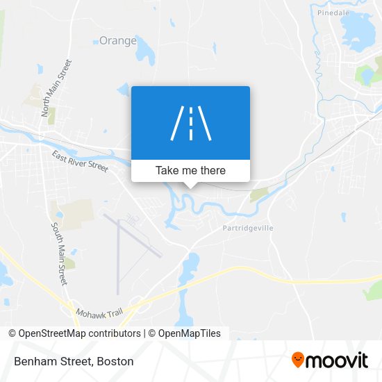 Mapa de Benham Street
