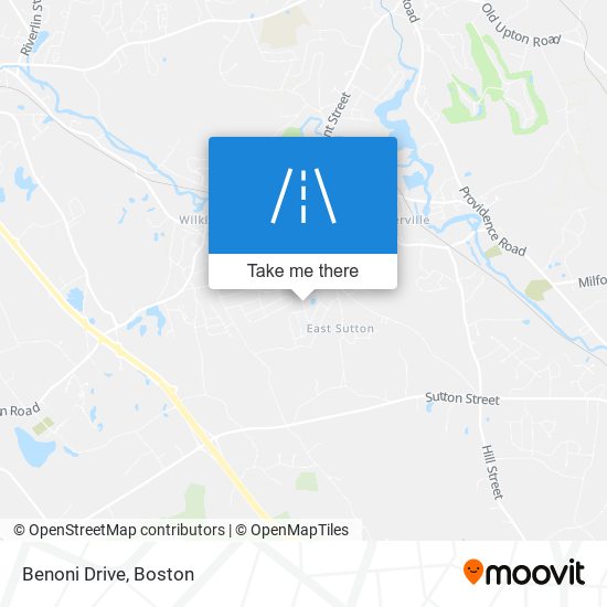 Benoni Drive map