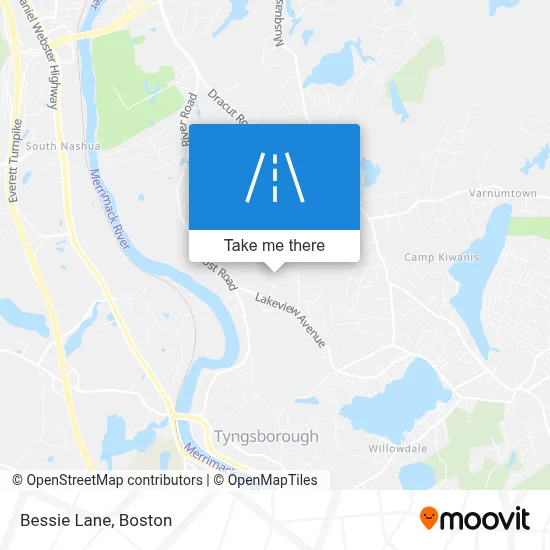Bessie Lane map