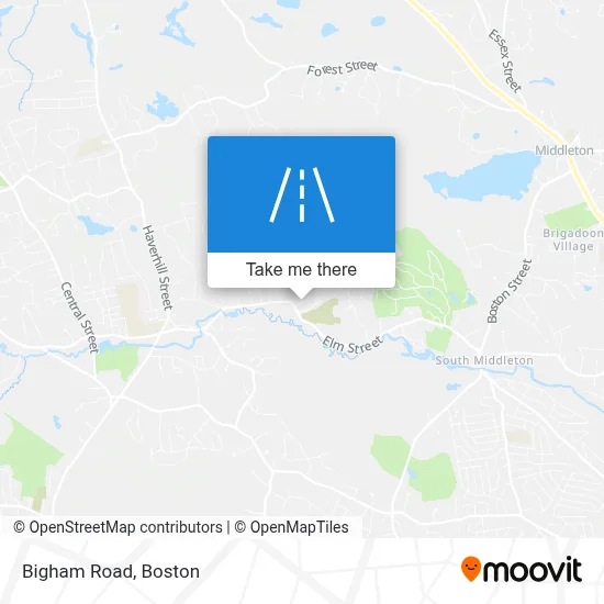 Bigham Road map