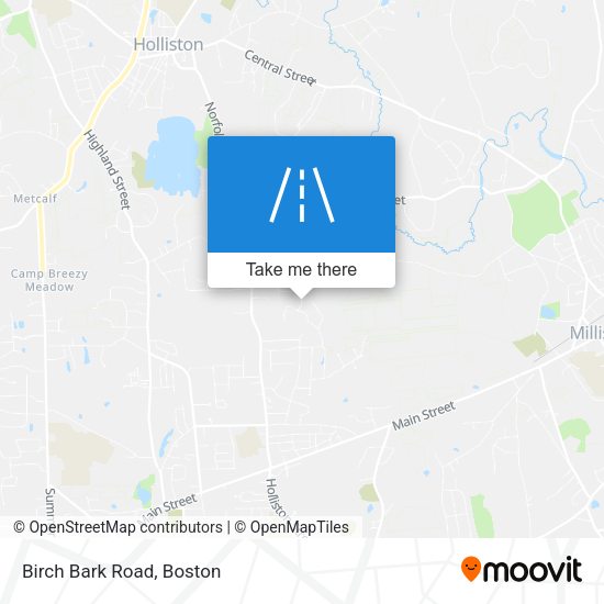 Mapa de Birch Bark Road