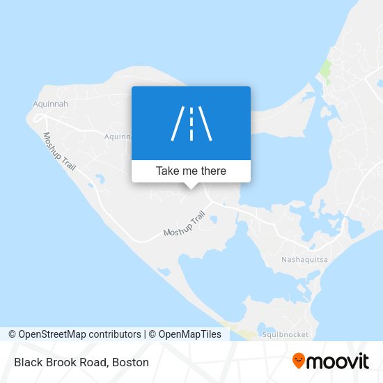 Mapa de Black Brook Road