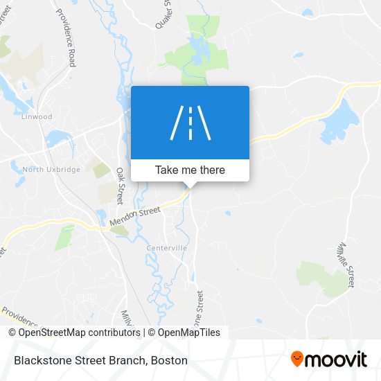 Blackstone Street Branch map