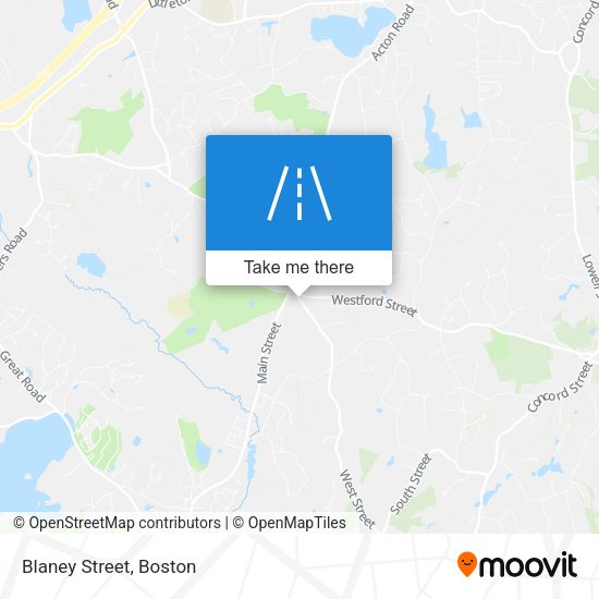 Mapa de Blaney Street