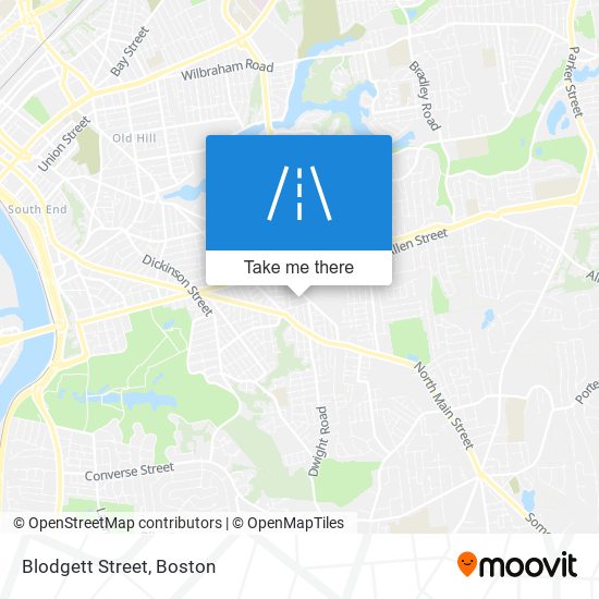 Blodgett Street map