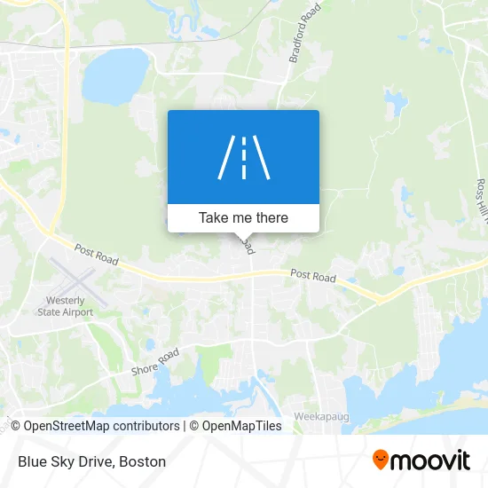 Blue Sky Drive map