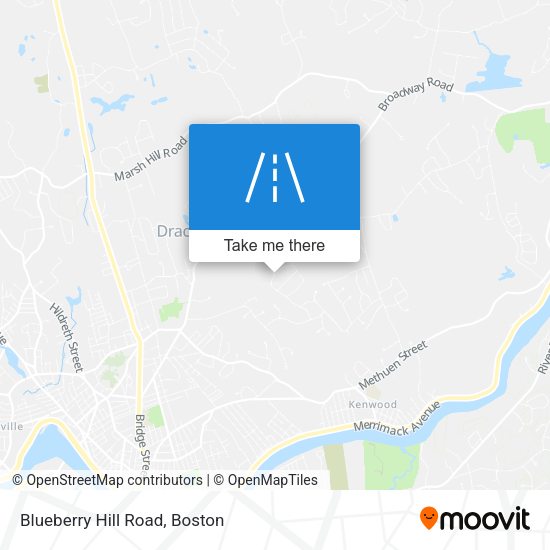 Mapa de Blueberry Hill Road