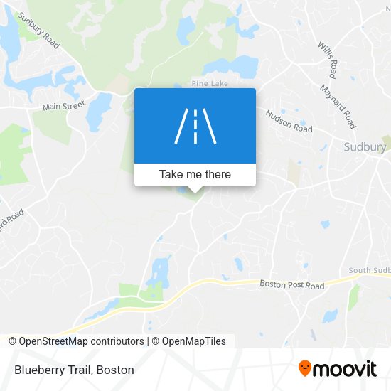 Mapa de Blueberry Trail