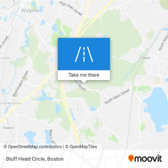 Bluff Head Circle map