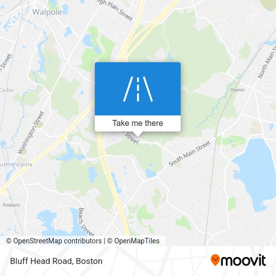 Mapa de Bluff Head Road