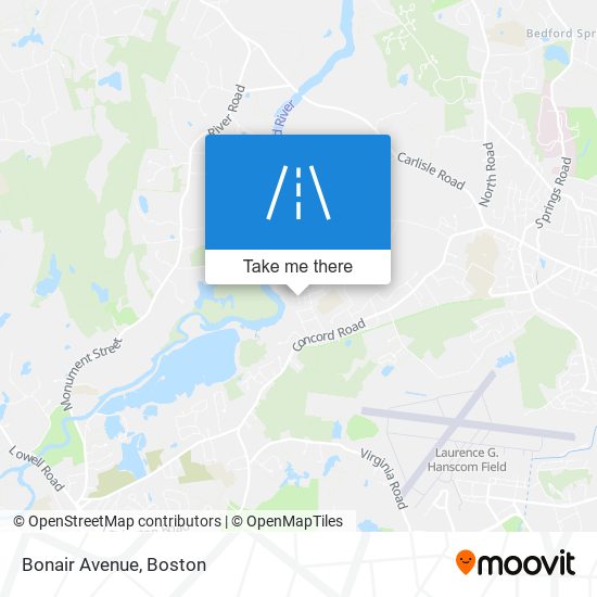 Mapa de Bonair Avenue