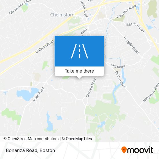 Mapa de Bonanza Road