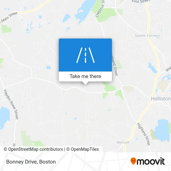Bonney Drive map