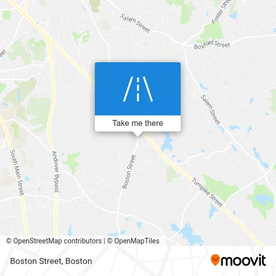 Boston Street map