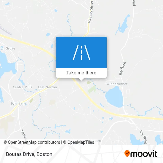 Boutas Drive map