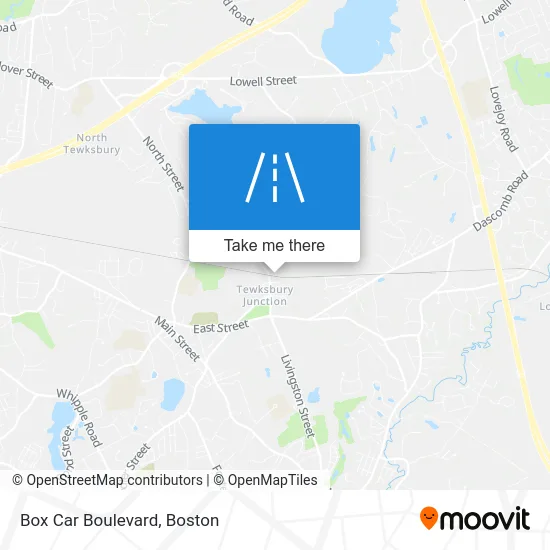 Box Car Boulevard map