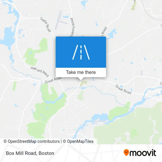 Box Mill Road map