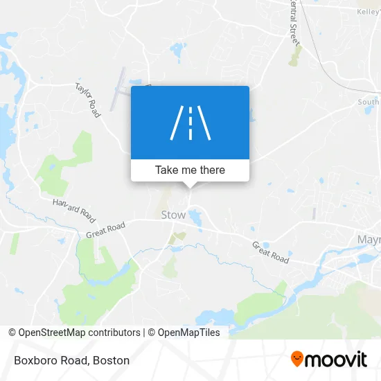 Boxboro Road map
