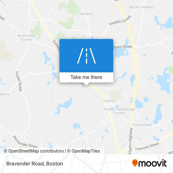 Mapa de Bravender Road